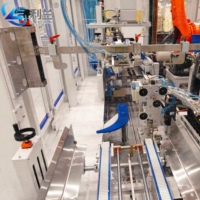 Emballageur automatique robotisé Lilan pour cartons de boissons, bouteilles, canettes, huile, plastique, emballageur de cartons à haute précision avec pince robotisée