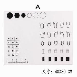 Hojas de entrenamiento <span class=keywords><strong>para</strong></span> exhibición de uñas de silicona acrílica flexible, plantilla de almohadilla enrollable <span class=keywords><strong>para</strong></span> alfombrilla de práctica, suministros <span class=keywords><strong>para</strong></span> uñas - Product Image 6