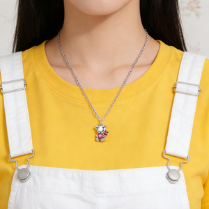 Collar <span class=keywords><strong>de</strong></span> Plata <span class=keywords><strong>de</strong></span> Ley 925 con Diseño Único en Forma <span class=keywords><strong>de</strong></span> Corazón, con Circonita, Moderno <span class=keywords><strong>y</strong></span> Exquisito, Accesorio para Mujer, Regalo - Product Image 5