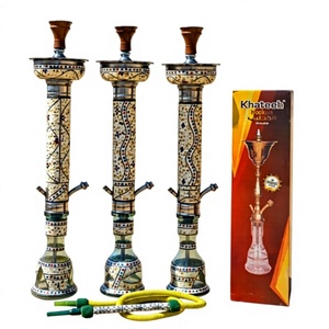 Juego de Shisha Egipcia Tradicional Premium de 100 cm - Marca Khateeb (Modelo: KHD468) - Product Image 2