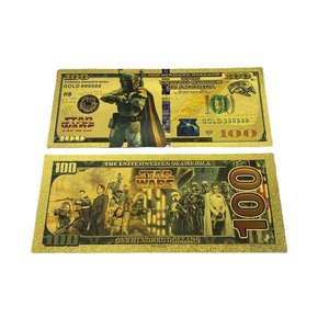 Star Wars beroemde filmfiguren gouden bladgoud bankbiljetten herdenkingsgeschenken worden gebruikt voor verzameling - Product Image 3