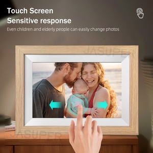 10 "<span class=keywords><strong>LCD</strong></span> Wi-Fi Màn hình cảm ứng khung ảnh kỹ thuật số-burlywood - Product Image 3