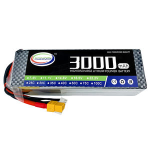 싼 2S 3S 4S 5S 6S <span class=keywords><strong>lipo</strong></span> 배터리 7.4V 11.1V 14.8V 18.5V 22.2V 2600mah 3000mah Deans T XT60 플러그 <span class=keywords><strong>RC</strong></span> 자동차 드론 보트 - Product Image 5