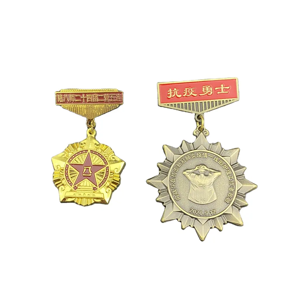 Amazon Hot Koop Italiaanse Militaire Embleem Fabrikant Van Metalen Badges Voor Politie En Militaire