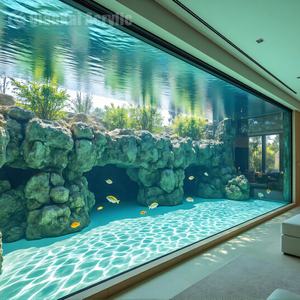 Hoge Kwaliteit Gigantische Transparante <span class=keywords><strong>Aquarium</strong></span> <span class=keywords><strong>Aquarium</strong></span> <span class=keywords><strong>Aquarium</strong></span> Luxe Moderne Stijl Acryl Aquaria Door Fabrikant Grote Schaal Goede Prijs - Product Image 2