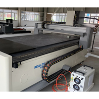 Machine CNC de gravure, perçage et sablage de miroirs en verre, nouvelle génération, respectueuse de l'environnement, avec laser à fibres, prenant en charge les formats DXF/PLT/DWG/JPG/CDR