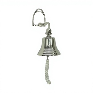 Campana colgante pulida brillante para decoración de pared, estilo ecuestre, campanas de estribo de caballo, superventas, decoración de campanas de pared de Metal - Product Image 1