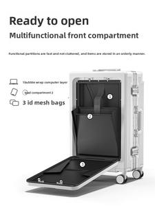 Valise élégante à large poignée avec couche antichoc pour ordinateur portable pour un voyage d'affaires pratique - Product Image 3