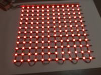 Système d'affichage LED transparent étanche, personnalisable, pour signalisation numérique extérieure, mur-rideau en verre