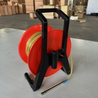 Jauge de niveau portable submersible pour puits profond 100M 200M 300M 400M, type règle en acier, instrument de mesure du niveau d'eau pour forage