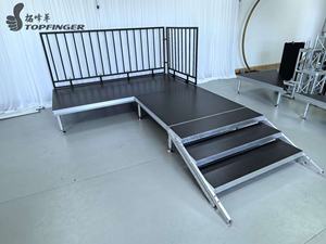 Plataforma de escenario modular de aluminio TFR de Venta caliente para eventos/Bodas/ILUMINACIóN/DJ/baile 4 pies * 4 pies/4 pies * 8 pies de carga pesada - Product Image 2