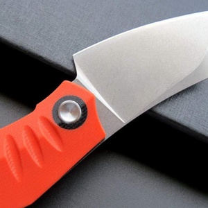 Cuchillo Táctico Plegable de Tamaño Pequeño, Acero D2 con Acabado Stone Washed, Mango G10, para Campismo, Emergencias, Personalizable con Logotipo - Product Image 5