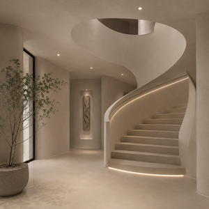 Revestimiento de Microcemento de <span class=keywords><strong>Color</strong></span> Personalizable, Microcemento Duradero sin Juntas para Decoración de Paredes y Pisos Interiores y Exteriores - Product Image 5