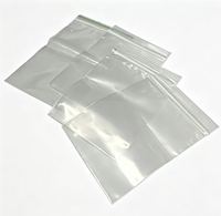 Kantong Plastik HDPE Kecil Transparan Segel Otomatis Mini Ziplock, Kantong Zip Lock Ukuran Kustom, Kantong Zipper Tunggal Bercetak