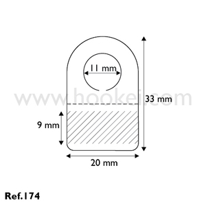 Ganchos de pestañas redondas autoadhesivas de alta calidad, gancho de plástico para mascotas, gancho colgante - Product Image 5