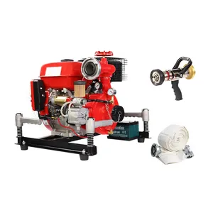 Quality Lifan gasoline engine 15hp portable fire fighting centrifugal pump