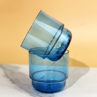 Verre à boire en plastique transparent de grande capacité 2,75 L en PS au design classique pour les occasions festives