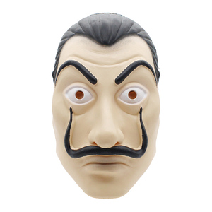 "<span class=keywords><strong>Casa</strong></span> papier"-Après Le hack Dali <span class=keywords><strong>Masque</strong></span> Cosplay Pour Hommes Halloween Mascarade Latex <span class=keywords><strong>Masque</strong></span> Complet - Product Image 1