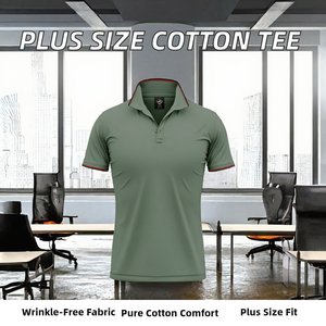 <b>Mens</b> Solid <b>Polo</b> <b>Shirt</b> Short Sleeve Contrast Trim Custom Logo Casual Wear - Product Image 2