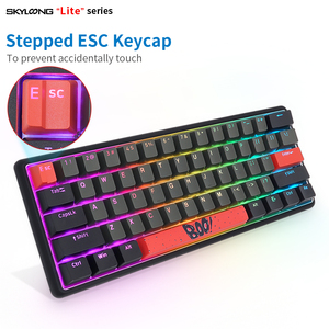 SKYLOONG BOO thème 60% <span class=keywords><strong>Gateron</strong></span> Switch claviers mécaniques clavier mécanique personnalisé pour fabricant - Product Image 3