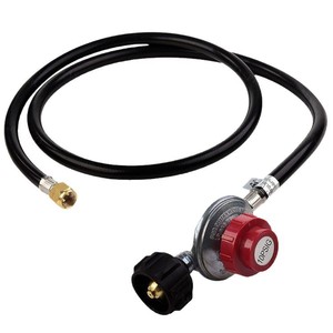 Regulador de propano para calentadores de patio con manguera de acero inoxidable de 6 pies ajustable para calefacción exterior - Product Image 5