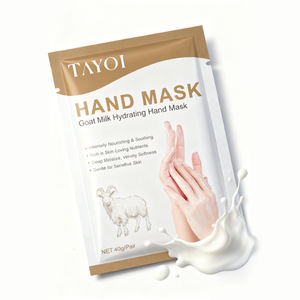 Private Label Natürliche Milchsäure Glättende Handmaske Langanhaltende Feuchtigkeit Seidiges Finish Aufhellende Ziegenmilch-Handmaske - Product Image 4