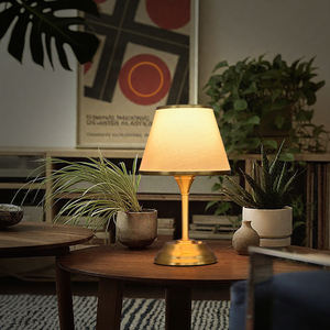 مصباح طاولة لاسلكي رائع ومدمج الطراز ، مصباح ليلي من القماش الرائع ، مصباح طاولة قابل لإعادة الشحن ، مصباح طاولة - Product Image 3