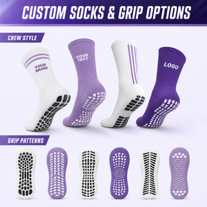 Chaussettes de football antidérapantes personnalisées en gros pour hommes, respirantes, athlétiques, avec logo, haute qualité, antidérapantes - Product Image 5