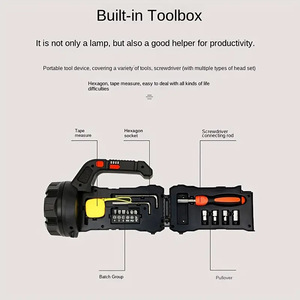 Lampe de travail rechargeable à LED 21,5 cm, projecteur d'urgence, outil de réparation automobile portatif - Product Image 4