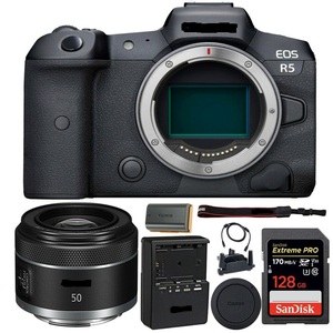 กล้องดิจิตอลมิเรอร์เลส R5 Mark II ลดราคาพิเศษ คุณภาพสูง เลนส์ 24-105 มม. F/4 ราคาประหยัด เซ็นเซอร์ CMOS วิดีโอ 8K ซูมดิจิตอล 18 เท่า - Product Image 1