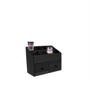 JGWOOD DESIGNS Myrva, Organizador de Especias Grande de Madera, Rectangular, para Cocina, Estilo Minimalista - Product Image 1