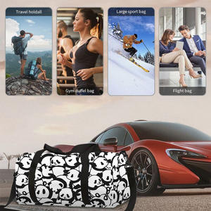 Factory Custom Logo Over Printing Travel Duffel Sports Tote Gym Bag Shoulder Weekender Overnight Bag Carryon <strong>Gymbag</strong> for <strong>Women</strong> - Product Image 6