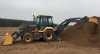 Chargeuse-pelleteuse de 2,5 tonnes XC8-S2570, force de rupture de la benne de 66 kN, benne 4-en-1 en option pour les projets de réparation routière municipale