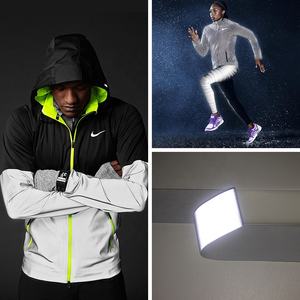 高輝度ポリエステルシルバーグレー反射ストリップテープ、安全ジャケット・ユニフォーム用反射安全ストリップ - Product Image 2