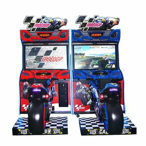 Amusement Zone 1-Player <span class=keywords><strong>Video</strong></span> Motorcycle Racing Simulator Arcade Game Machine Coin Operated <span class=keywords><strong>Moto</strong></span> <span class=keywords><strong>GP</strong></span> Super Bike English Metal - Product Image 2