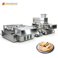 Machine à crêpes automatique industrielle de table, appareil électrique commercial pour étaler les crêpes, machine à faire des crêpes pour boulangerie et restaurant