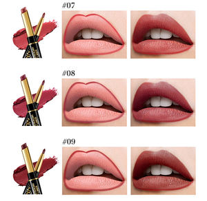 Teinte durable anti-taches directe d'usine Sexy rouge à lèvres rouge à lèvres doublure mate rouge à lèvres à Double tête pour le maquillage des femmes - Product Image 5