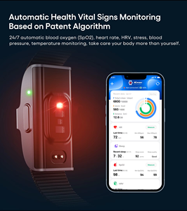 Attività di Fitness nanna Tracker medicale <span class=keywords><strong>senza</strong></span> Touch Screen Display Smart braccialetto Band per IOT Hombre con SDK per gli anziani - Product Image 5