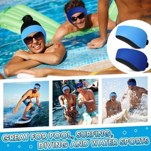 <span class=keywords><strong>Bandeau</strong></span> de natation élastique et souple, protection imperméable pour les oreilles, pour adultes, piscine, surf, sports nautiques - Product Image 6