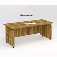 Bureau moderne 1.2m Bureau d'ordinateur Tiroirs extensibles 1.4m Bureau Patron Employé Chaise de bureau Combinaison Simple Panneau à usage domestique