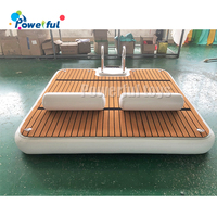 Plateforme flottante gonflable de haute qualité, ponton flottant gonflable, quai gonflable