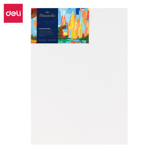 Deli EC280-4 peinture à l'huile cadre <span class=keywords><strong>toile</strong></span> avec cadre lin peint à la main <span class=keywords><strong>acrylique</strong></span> planche à dessin blanc peinture ensemble d'outils - Product Image 2