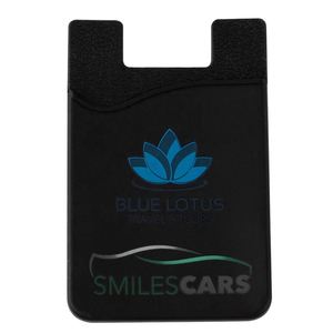 Fashionable Slim Case Business Card Holder Pocket-Adhesive ID & Cell Phone Card Holder for Men & Women Promotional Business Gift - Product Image 4