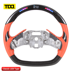 Volante de fibra de carbono TDD LED para Chevrolet 2013 Chevrolet C5 C6 C7 C8 Silverado GMC Cruze Camaro, volante personalizado original - Product Image 2