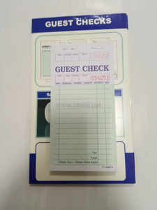 Libreta de Comandas TM-G3674 con Tinta Transparente, 2 Partes, para Restaurante, 50 Juegos, Tarjetas Numeradas Desprendibles, Factura en Cartón Repujado - Product Image 5