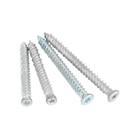 Vis autoperceuse Torx T30 à tête hexagonale, revêtement Ruspert bleu et blanc, classe 6, pour béton, ciment, fenêtre ST7.5