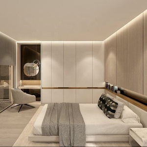 Armario Moderno <span class=keywords><strong>para</strong></span> Dormitorio con Puertas Corredizas Planas, Gran Capacidad de Almacenamiento, Barra <span class=keywords><strong>para</strong></span> Colgar, Estantes, Diseño que Ahorra Espacio - Product Image 4