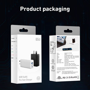 <span class=keywords><strong>Prise</strong></span> de courant australienne 65w pd gan3 bloc de <span class=keywords><strong>chargeur</strong></span> mural rapide 3 en 1 usb c <span class=keywords><strong>chargeur</strong></span> rapide avec certificats RCM SAA - Product Image 5