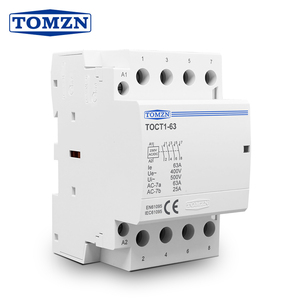 TOCT1 4P 4NO 4NC 2NO2NC interruttore di commutazione controllo <span class=keywords><strong>ACDC</strong></span> 24V 110V 230V effettivo AC 400V 63A Din Rail contattore domestico di piccole dimensioni - Product Image 1