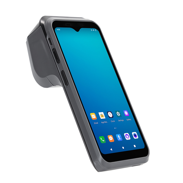 Google Handheld POS Terminal 6.2Inch Android10 PDA 58mm Ticket Bill Printer 4G Barcode Scanner WiFi Mobile 4-core 2+16GB H3